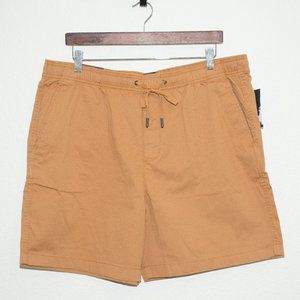 Gap Men's Brown Drawstring Pull On Shorts 7" inseam